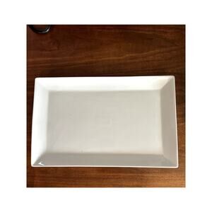 B Smith PTS International White Rectangle Plate Tray Appetizer Sushi 11.5" x 6"